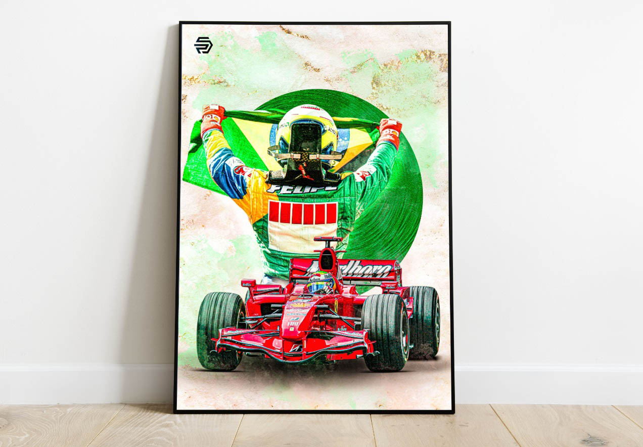 Poster Formula 1 Felipe Massa Ferrari