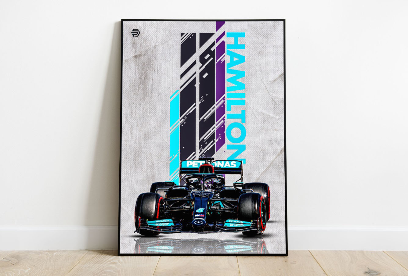 Poster Formula 1 Lewis Hamilton Mercedes