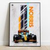 Poster F1 Lando Norris Mclaren Formula 1 2021