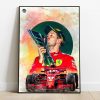 Poster Formula 1 Vettel Ferrari