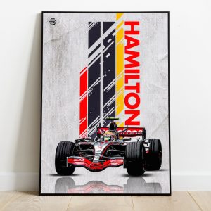 Lamina F1 Lewis Hamilton Mclaren 2007