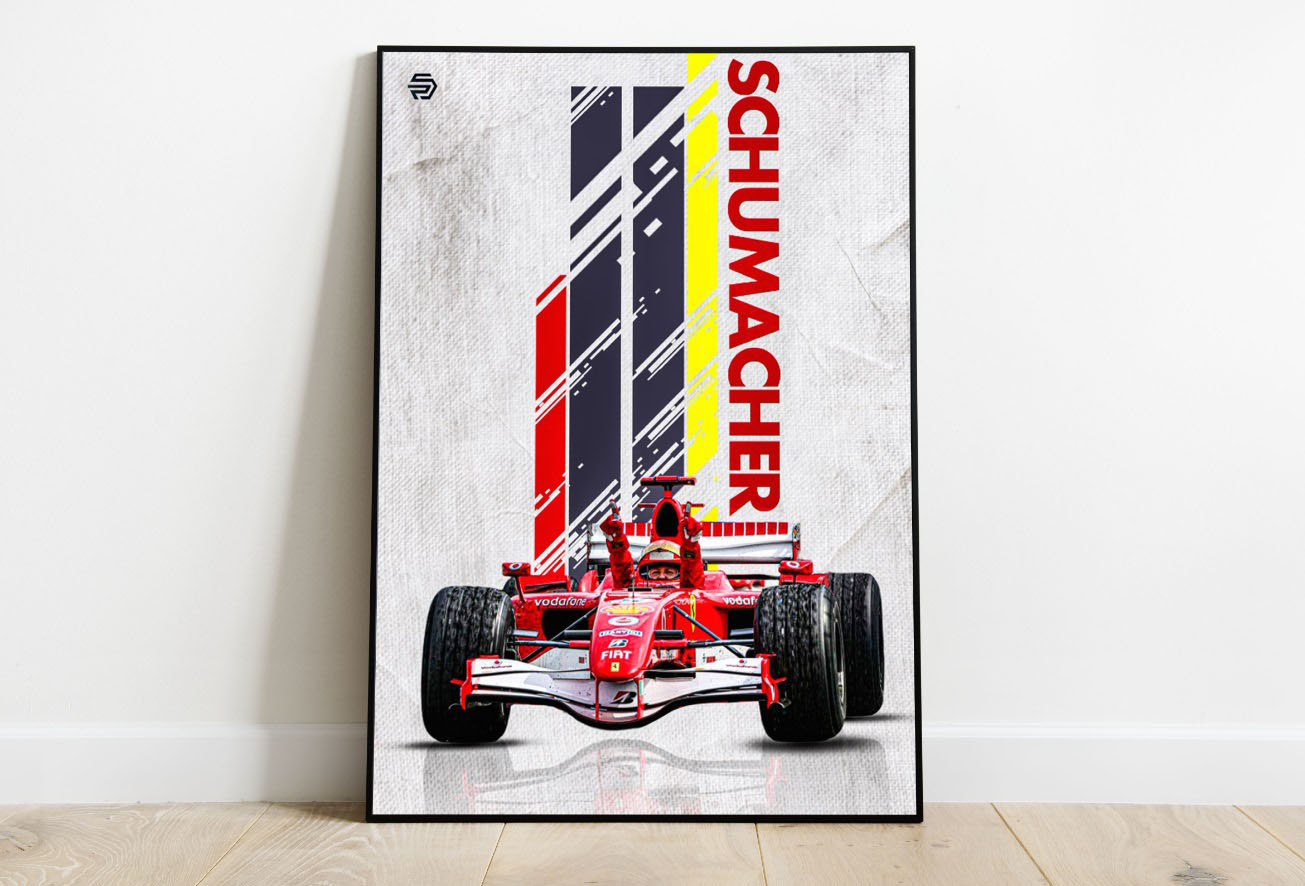 Poster Michael Schumacher F1 Ferrari | Formula 1 | Temporada 2006