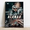Fernando Alonso F1 Poster Renault Formula 1