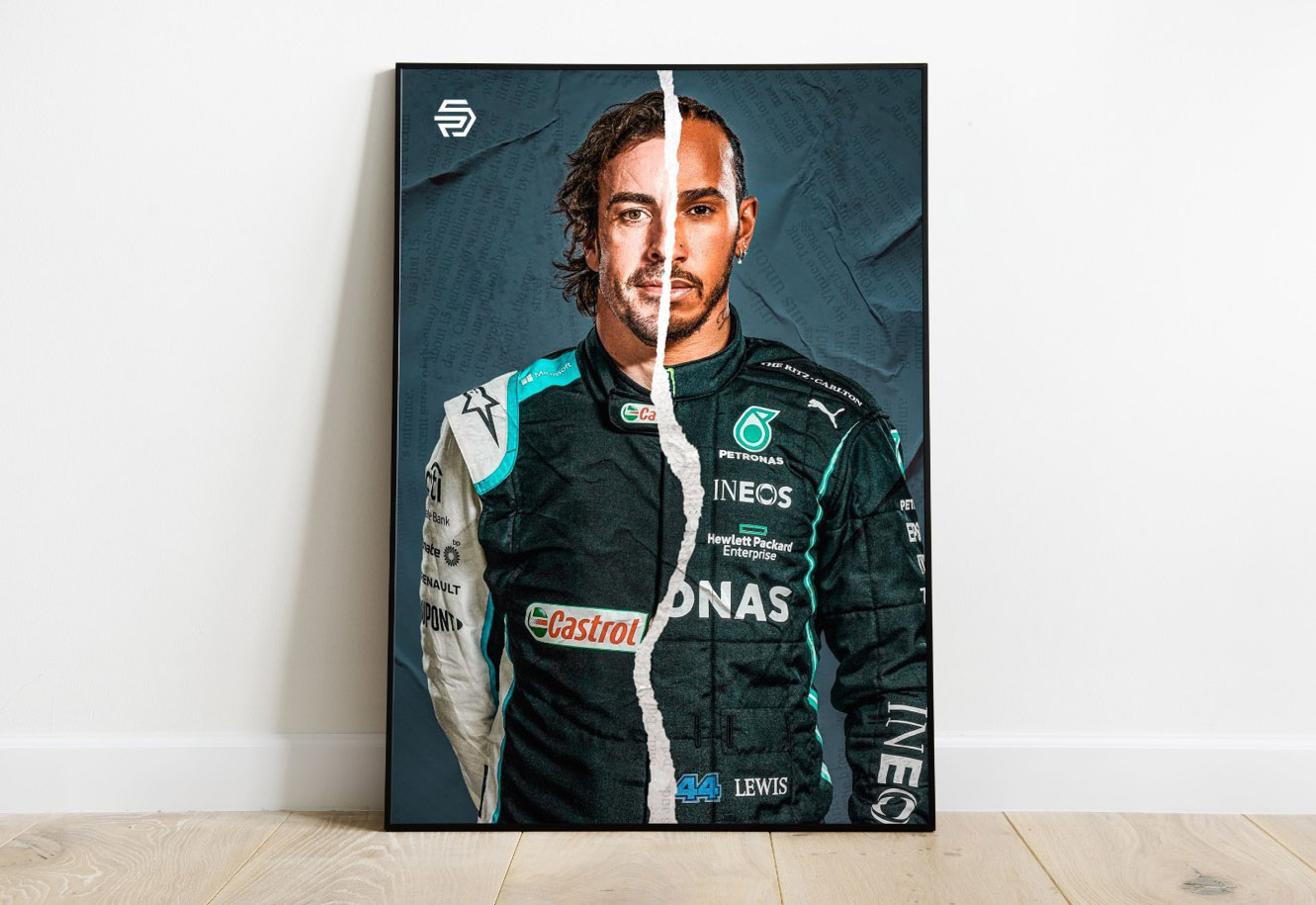 Alonso versus Hamilton Posters Formula 1 2021