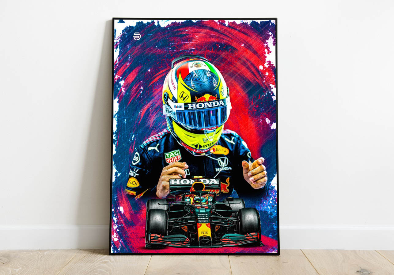 Checo Sergio Perez Poster Formula 1 Red Bull