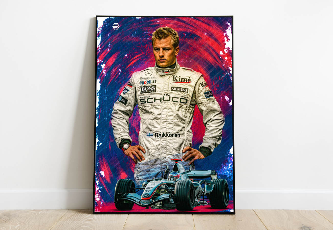 Kimi Raikkonen Posters Formula 1 Mclaren Mercedes | Temporada 2005