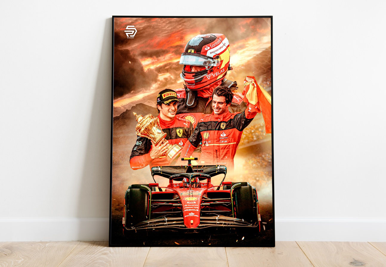 Poster Carlos Sainz Ferrari