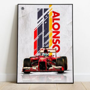Poster Ferrari Fernando Alonso 2013