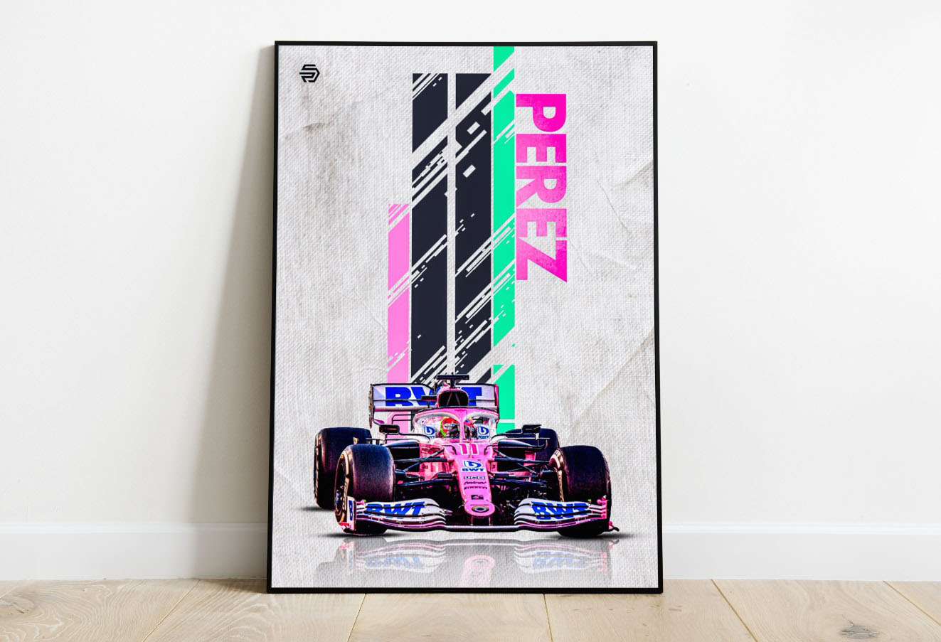 Poster Checo Pérez Formula 1 Racing Point 2020