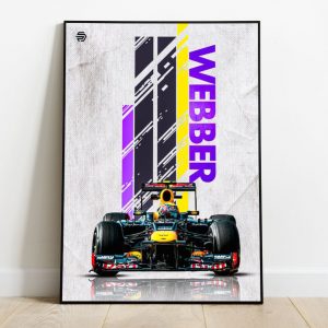 Webber Poster F1 Red Bull | Formula 1 Diseño Temporada 2013