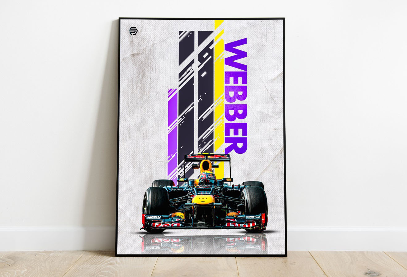 Webber Poster F1 Red Bull | Formula 1 Diseño Temporada 2013