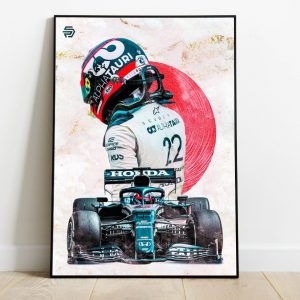 Poster Tsunoda AlphaTauri | Formula 1 2021