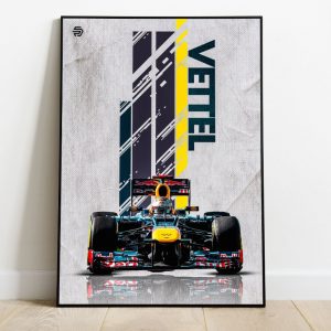 Poster Formula 1 Sebastian Vettel Red Bull