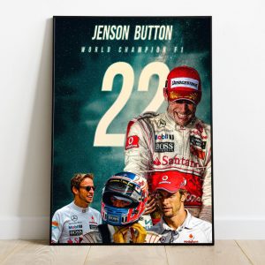 Button Poster F1 World Champion Mclaren