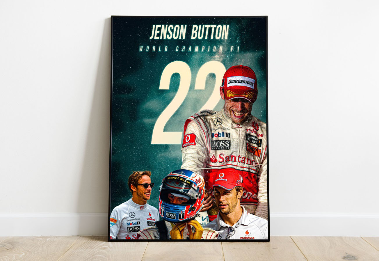 Button Poster F1 World Champion Mclaren