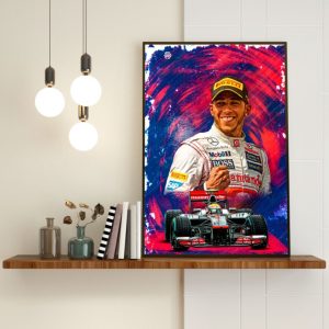 Lewis Hamilton Poster Mclaren Formula 1