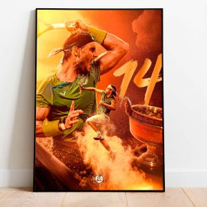 Poster Rafael Nadal roland Garros 14 -