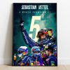 Poster Vettel World champion Red Bull Formula 1