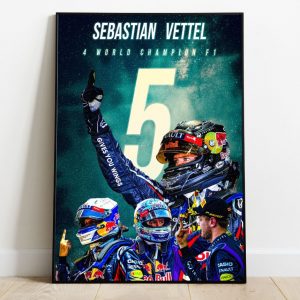 Poster Vettel World champion Red Bull Formula 1