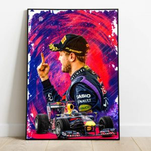 Sebastian Vettel Poster Red Bull Formula 1