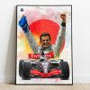Poster Pedro Martinez De la Rosa Formula 1 mclaren