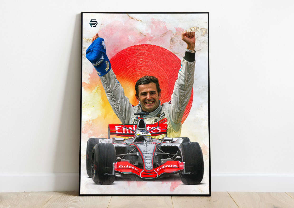 Poster Pedro Martinez De la Rosa Formula 1 mclaren