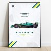 Poster Aston Martin F1