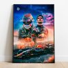 Poster Verstappen Red Bull F1 2022 Formula 1 World Champion