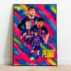 Poster Pedri Barcelona Futbol